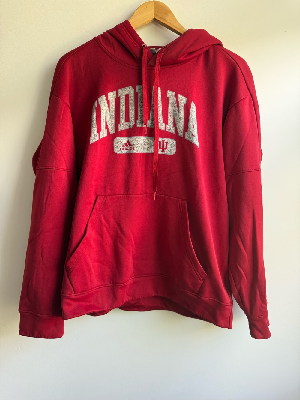 Indiana University Adidas Pullover Hoodie